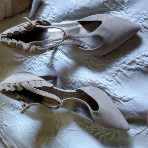 Miss Albright taupe suede sandals